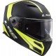 CASQUE MODULABLE FF324 METRO RAPID BLACK MAT YELLOW BRILLANT